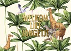 Creative lab giraffen verwelkomen lief jongetje